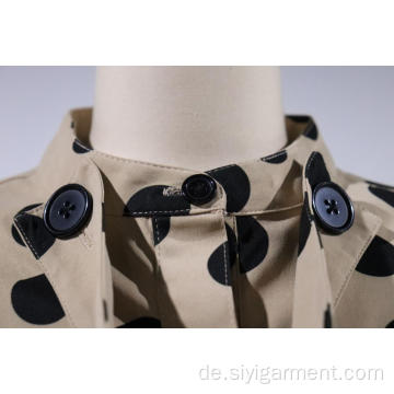 Brown Polka Dot Rock für Damen